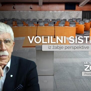Predavanje zasl. prof. dr. Cirila Ribičiča: Volilni sistem iz žabje perspektive